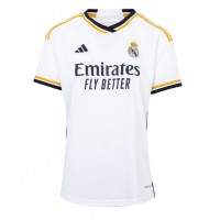 Real Madrid David Alaba #4 Hjemmebanetrøje Dame 2023-24 Kortærmet